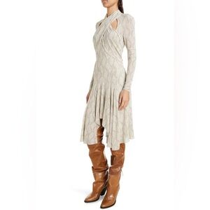 Isabel Marant Red Asymmetrical Dress